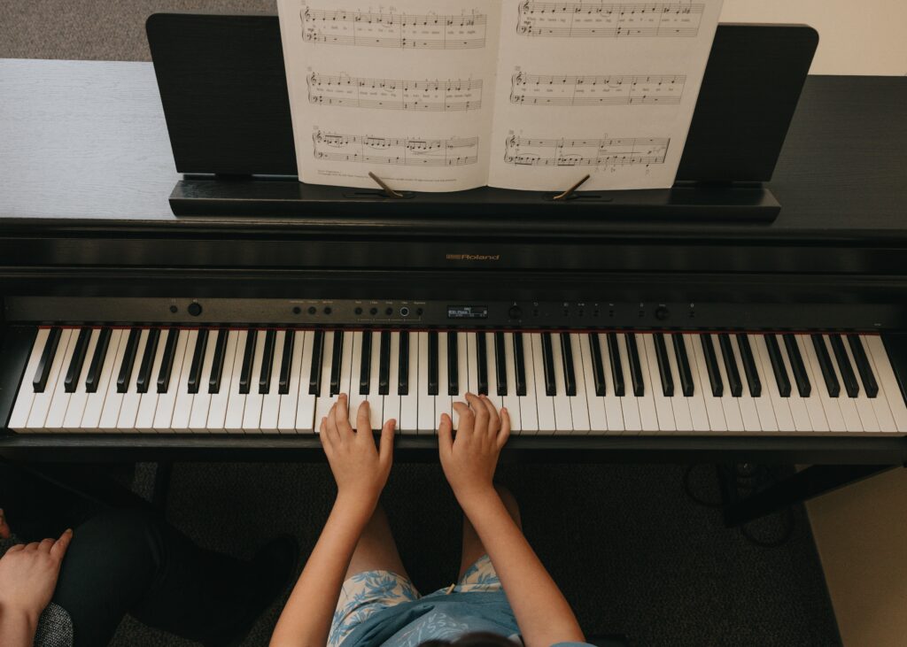 piano or guitar lessons for kids